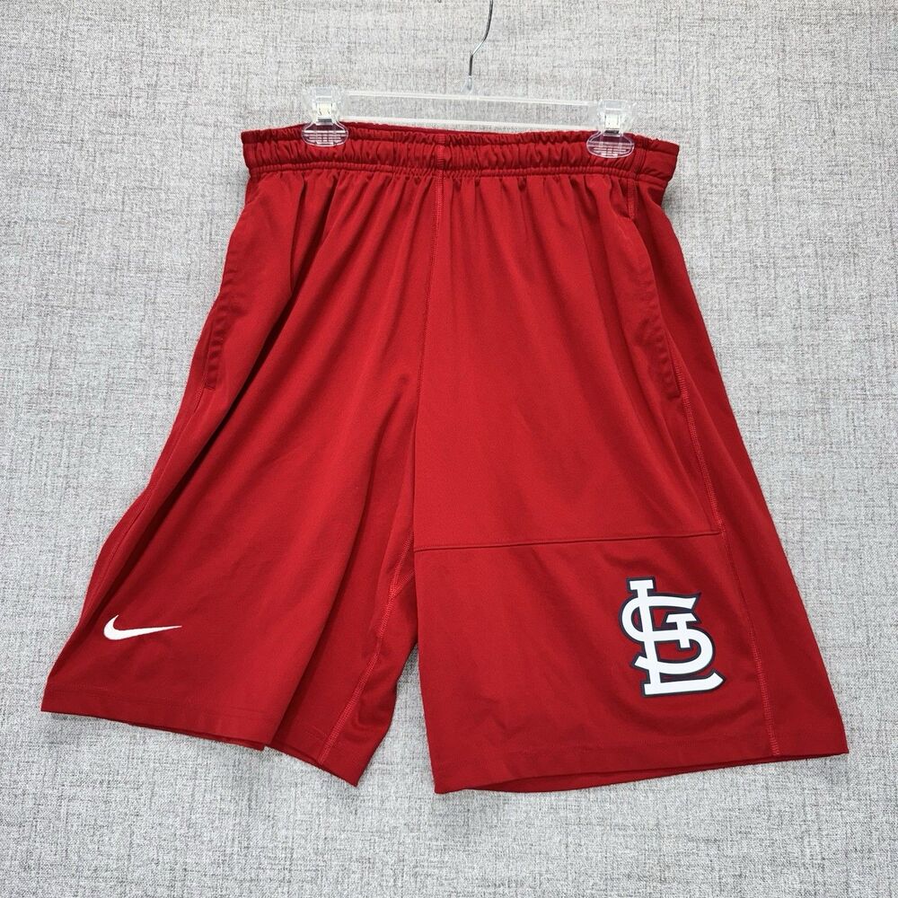 Nike St. Louis Cardinals Shorts Men's Size Medium MLB Baseball Dri Fit